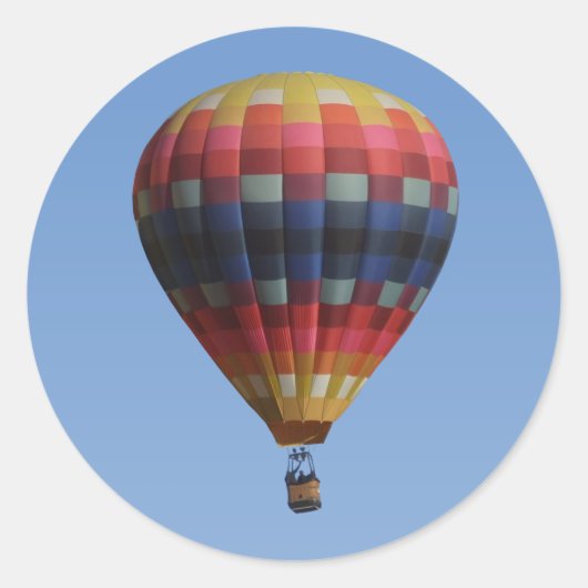 Heavens Quilt Hete Luchtballon Sticker (Voorkant)