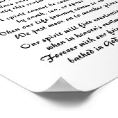 HEAVENS REALM POEM POSTER (Hoek)