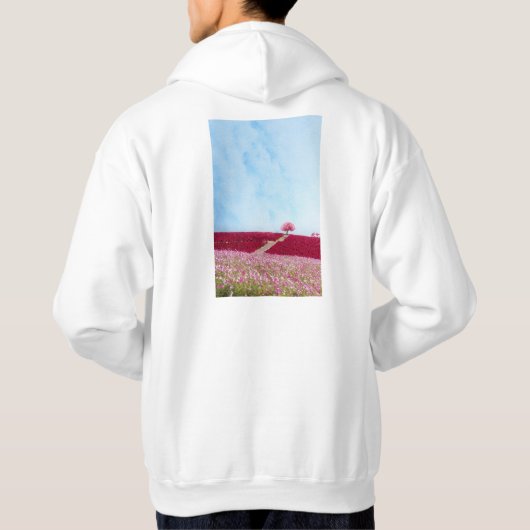 Heaven's Realoaded White Hoodie (Achterkant)