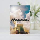 Heaven's Stairway Flat Wenskaart Kaart (Staand voorkant)