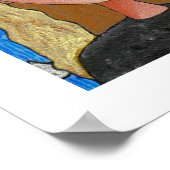 Heavens Tears - verdriet en grief afdrukken Poster (Hoek)