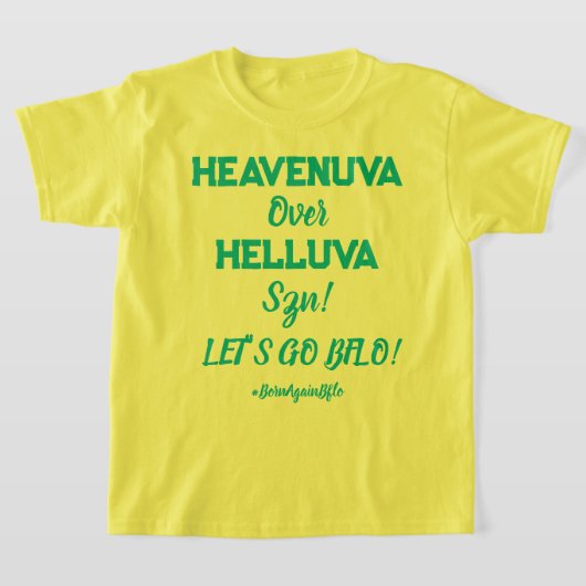HEAVENUVA Over HELLUVA Kinderen T-shirt (Laagn)