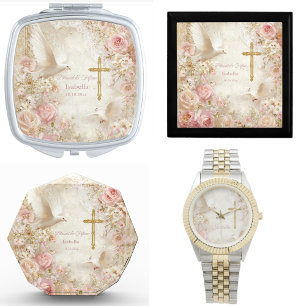 Heaveny Blush & Gold Quince, op maat Horloge