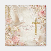 Heaveny Blush & Gold Quince, op maat Magneet (Voorkant)