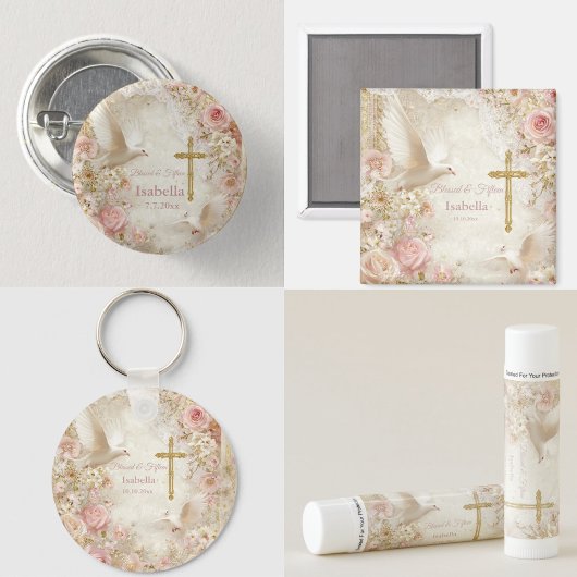 Heaveny Blush & Gold Quince, op maat Magneet