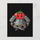 Heavy Armored Tomato Samurai Warrior Illustration Briefkaart (Voorkant)