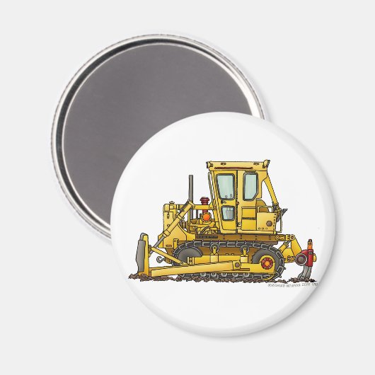 Heavy Duty Bulldozer Dirt Mover Bouwmagneet Magneet (Voorkant / Achterkant)