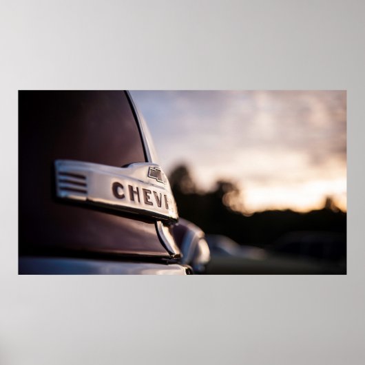 Heavy Duty Chevy Pickup Poster (Voorkant)