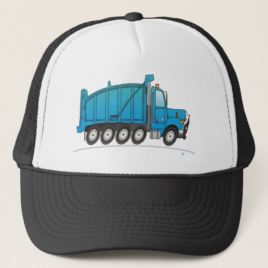 Heavy Duty Dump Truck Blue Trucker Pet (Voorkant)