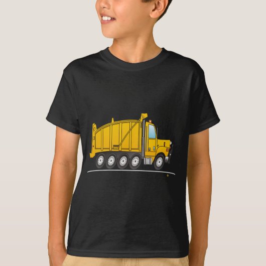 Heavy Duty Dump Truck Geel T-shirt (Voorkant)