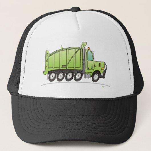 Heavy Duty Dump Truck Green Trucker Pet (Voorkant)