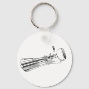 "Heavy Duty Egg Beater" Keukenkunst Waterverf Sleutelhanger