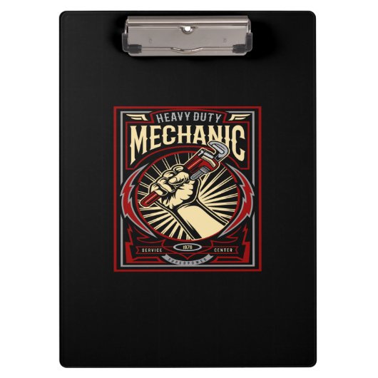 heavy duty mechanic klembord (Voorkant)