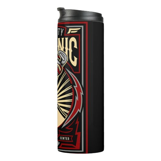 Heavy Duty Mechanic Service Superpower Thermosbeker (Geroteerd rechts)