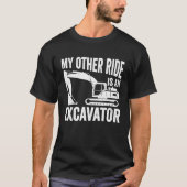 Heavy Equipment Operator  Excavator T-shirt (Voorkant)