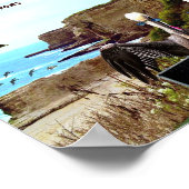 "Heavy Feathers" door Jason T. Reimche Poster (Hoek)