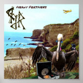 "Heavy Feathers" door Jason T. Reimche Poster (Voorkant)