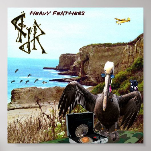 "Heavy Feathers" door Jason T. Reimche Poster (Voorkant)