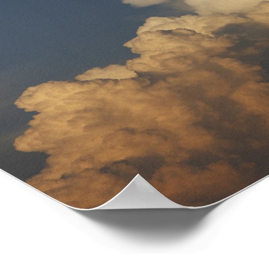 Heavy Gale Stormy Clouds Poster (Hoek)