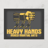 Heavy Hands MMA Briefkaart (Voorkant)