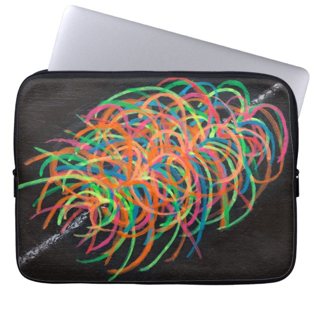 Heavy Ion Collisions laptoptas Laptop Sleeve (Voorkant)