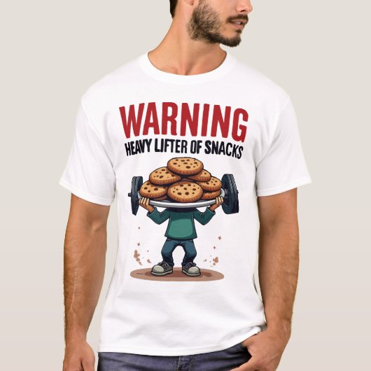 Heavy Lifter van snacks T-shirt (Voorkant)