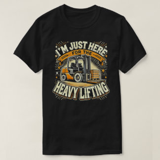 Heavy Lifting Heftruck T-Shirt – Grafisch werk
