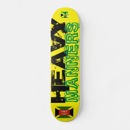 HEAVY MANNERS Skateboard (Voorkant)