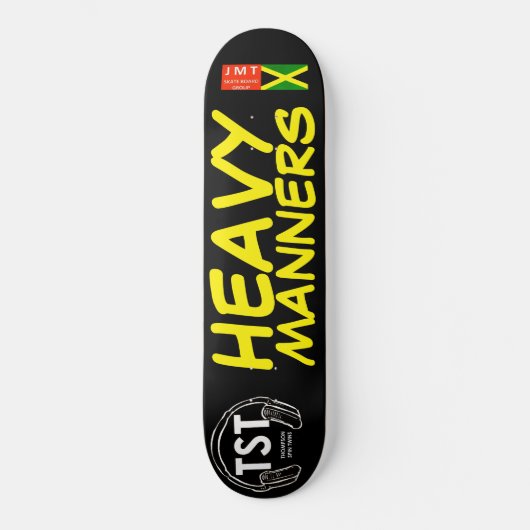 HEAVY MANNERS SKATEBOARDS / JMT SKATERBOARDS (Voorkant)