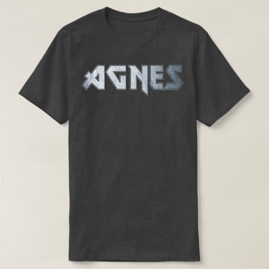 Heavy metal Agnes T-shirt (Design voorkant)