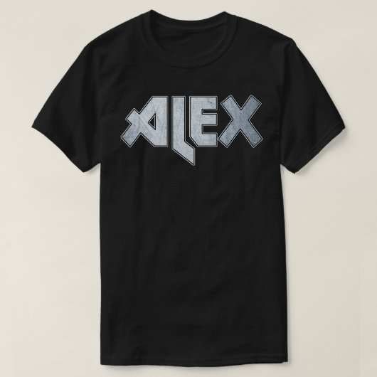 Heavy metal Alex T-shirt (Design voorkant)