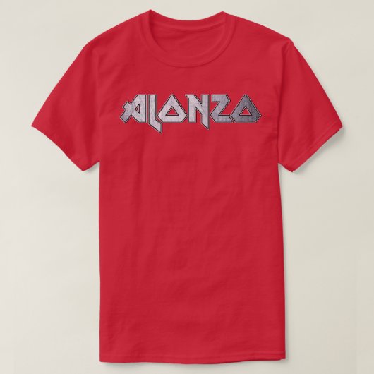 Heavy metal Alonzo T-shirt (Design voorkant)
