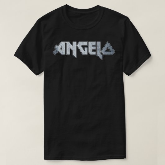 Heavy metal Angelo T-shirt (Design voorkant)