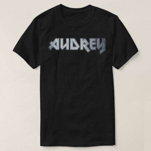 Heavy metal Audrey T-shirt (Design voorkant)