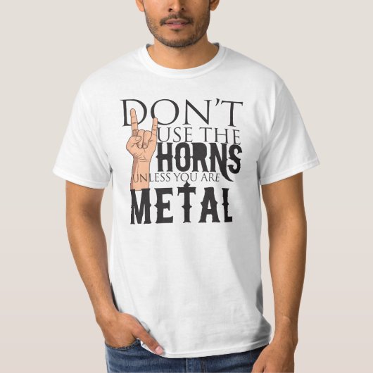 Heavy Metal Badass T-shirt (Voorkant)