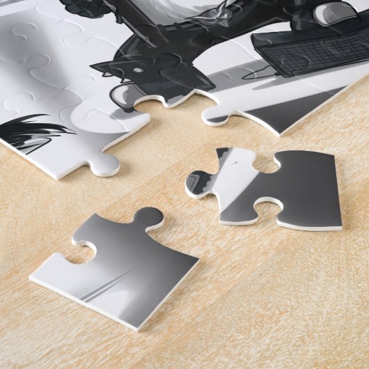 Heavy Metal Band Legpuzzel (Zijkant)