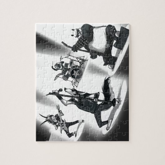 Heavy Metal Band Legpuzzel (Verticaal)