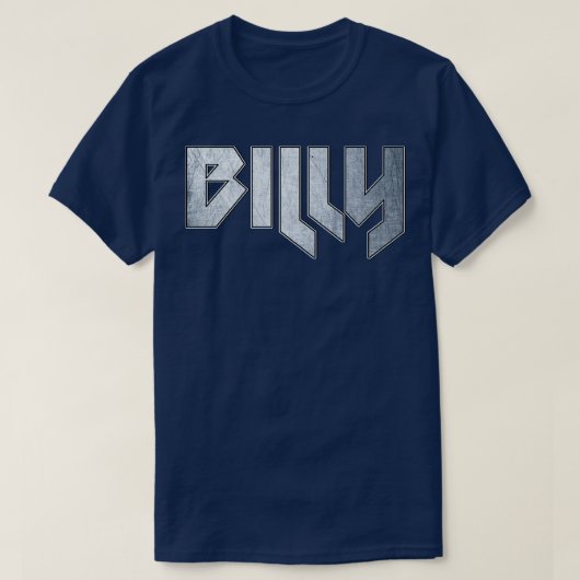 Heavy metal Billy T-shirt (Design voorkant)