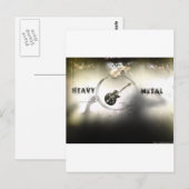 Heavy Metal Briefkaart (Voorkant / Achterkant)