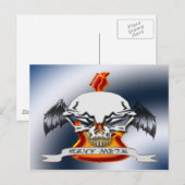 Heavy Metal Briefkaart (Voorkant / Achterkant)