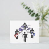 Heavy Metal Briefkaart (Staand voorkant)