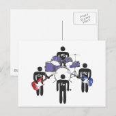 Heavy Metal Briefkaart (Voorkant / Achterkant)