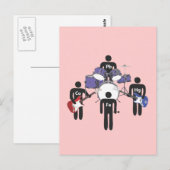 Heavy Metal Briefkaart (Voorkant / Achterkant)