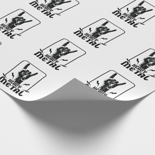 Heavy Metal Cadeaupapier (Hoek)