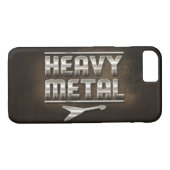 "Heavy metal" Case-Mate iPhone Case (Achterkant (Horizontaal))