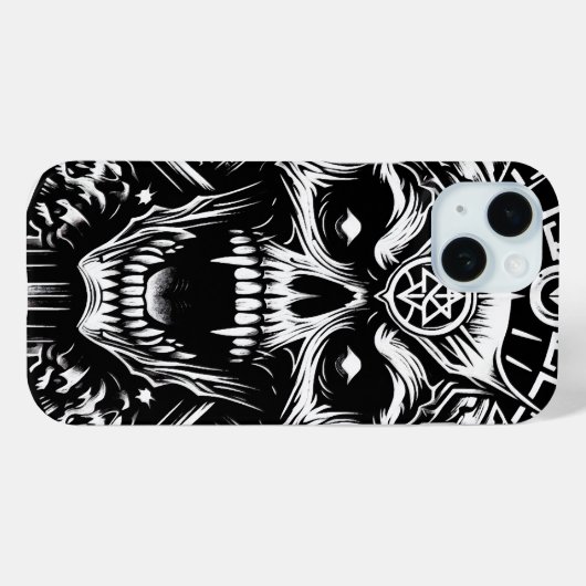 Heavy Metal Case-Mate iPhone Case (Achterkant (horizontaal))
