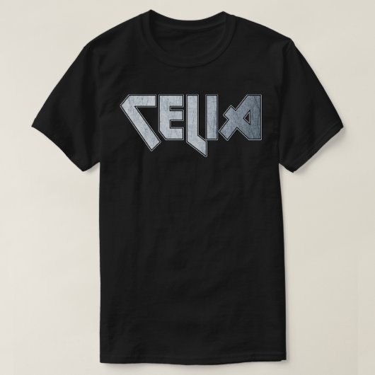 Heavy metal Celia T-shirt (Design voorkant)