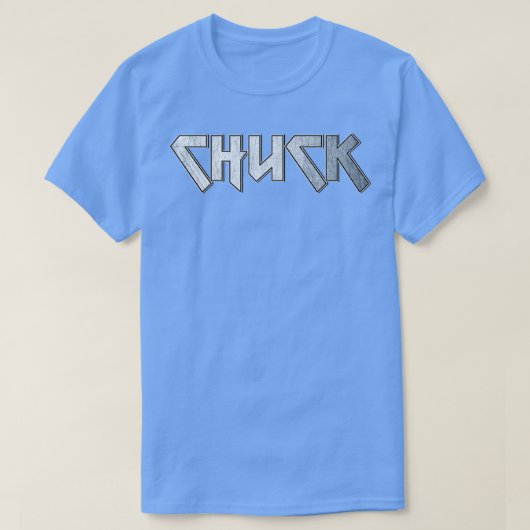 Heavy metal Chuck T-shirt (Design voorkant)