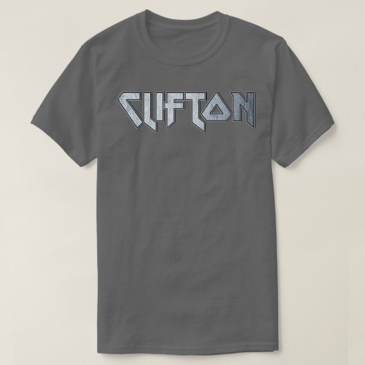 Heavy metal Clifton T-shirt (Design voorkant)