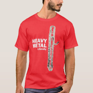 Heavy Metal contrabas klarinet T-shirt